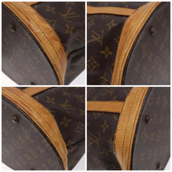 LOUIS VUITTON Monogram Bucket GM Shoulder Bag M42236 LV Auth 138786 - Picture 15 of 16